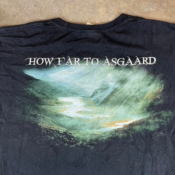 Vintage TYR band tshirt how far to asgaard - Picture 5 of 7